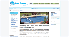 Desktop Screenshot of poolcoversdirect.co.uk