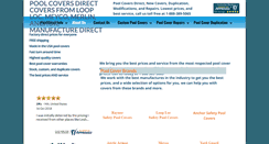 Desktop Screenshot of poolcoversdirect.com