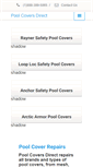 Mobile Screenshot of poolcoversdirect.com